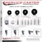 Service Caster 4 Inch Soft Rubber Swivel 34 Inch Threaded Stem Caster Set 2 Total Lock Brakes SCC-TSTTL20S414-SRS-34212-2-S-2 - alternate 3